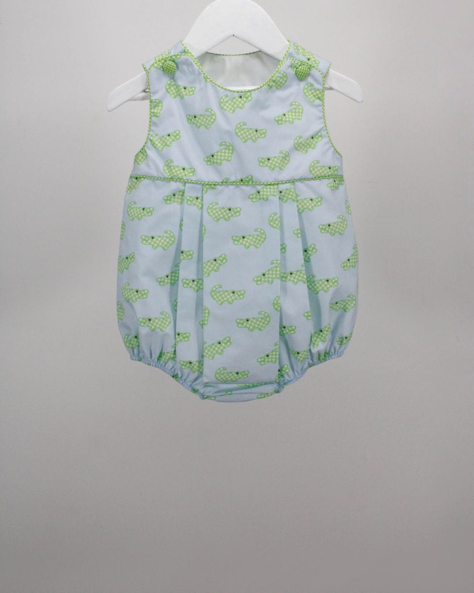 Charming Little One Charming Little One Baby Blue Croc Weston Bubble - Little Miss Muffin Children & Home