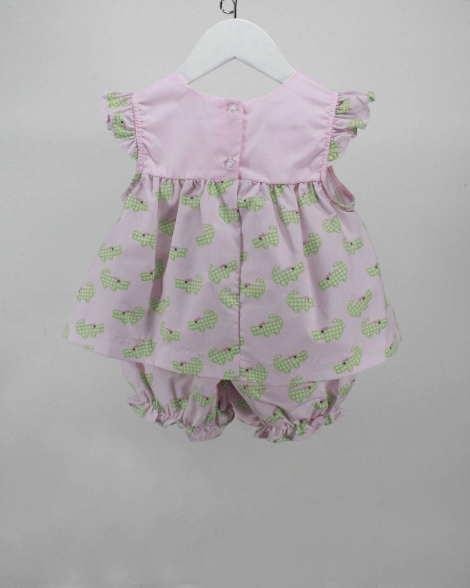 Charming Little One Charming Little One Baby Pink Croc Mary Set - Little Miss Muffin Children & Home