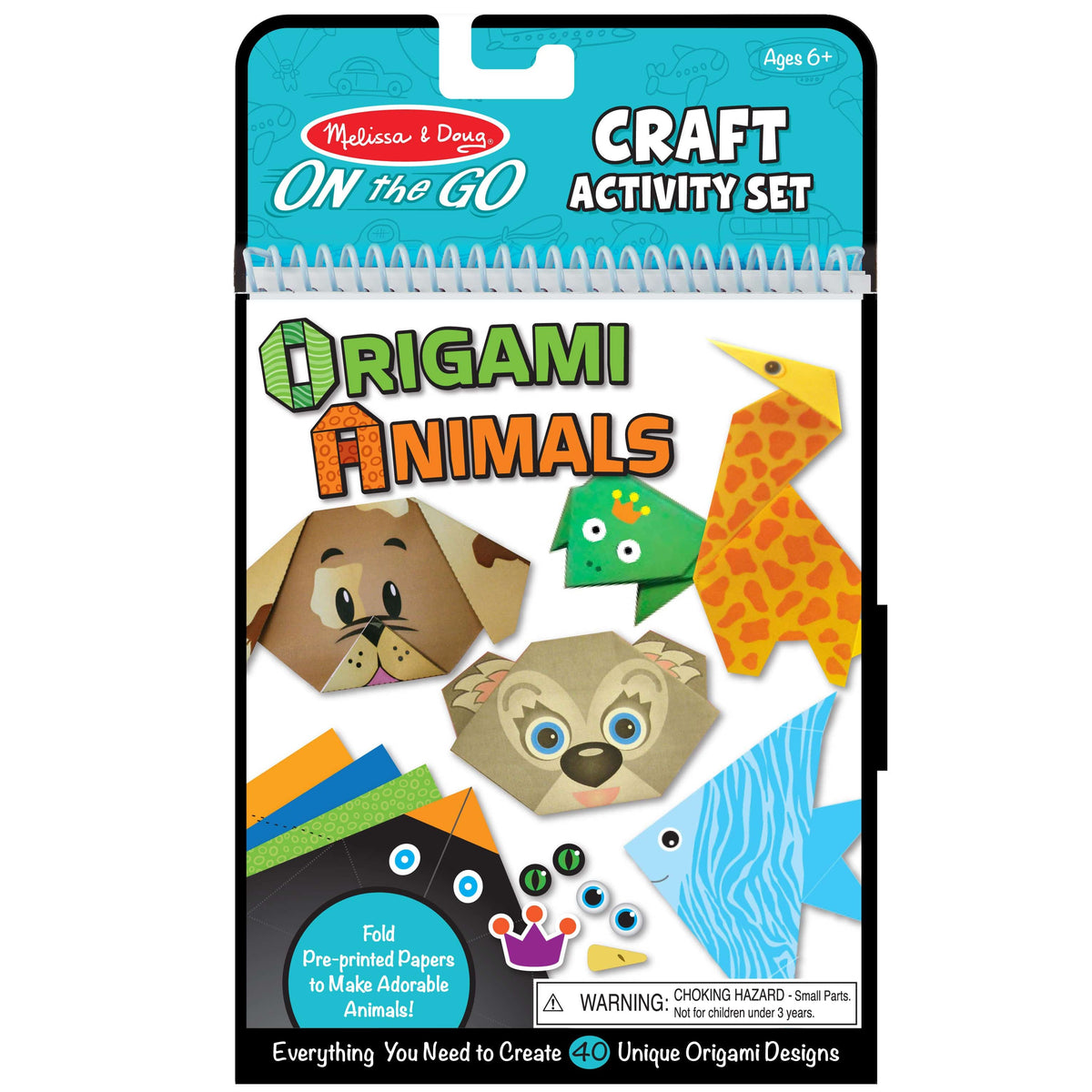 Melissa & Doug On-the-Go Crafts - Origami Animals Activity Set - Little Miss Muffin Children & Home