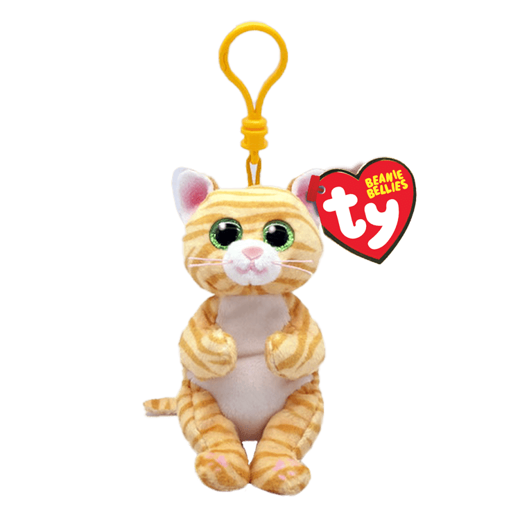 Ty Inc Beanie Bellie Clip - Mango the Gold Tabby Cat - Little Miss Muffin Children & Home