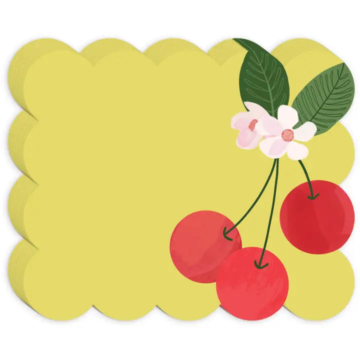 Lady Jayne Fruit and Fleur Cherries Notepad - Little Miss Muffin Children & Home