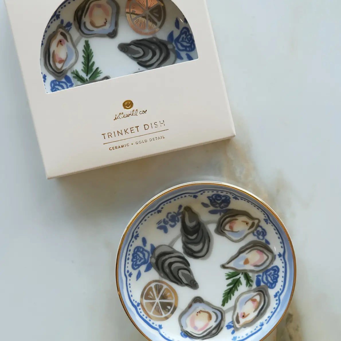 Idlewild Oysters Porcelain Trinket Dish - Little Miss Muffin Children & Home