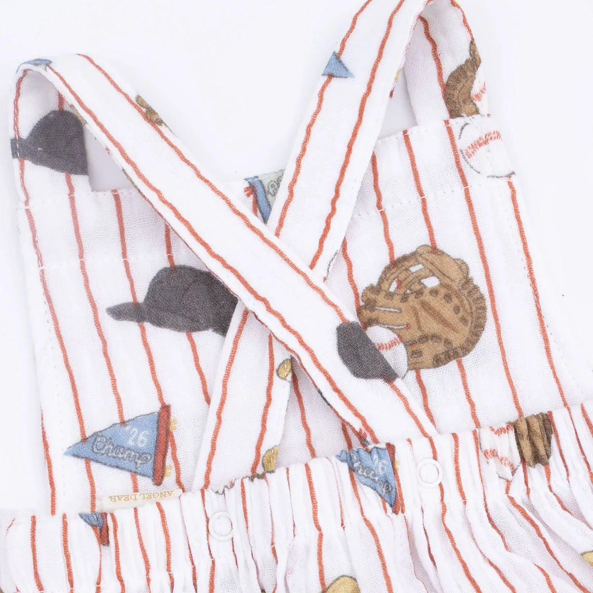 Angel Dear Vintage Baseball Stripe Retro Sunsuit - Little Miss Muffin Children & Home