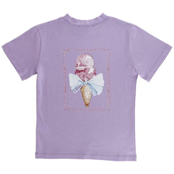 Bailey Boys Bailey Boys Girls Logo Tee, Ice Cream on Lilac - Little Miss Muffin Children & Home
