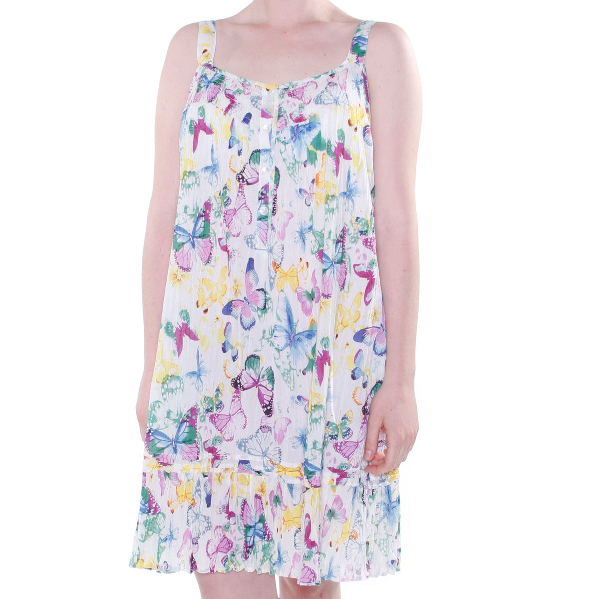 La Cera La Cera Butterfly Garden Print Chemise - Little Miss Muffin Children & Home