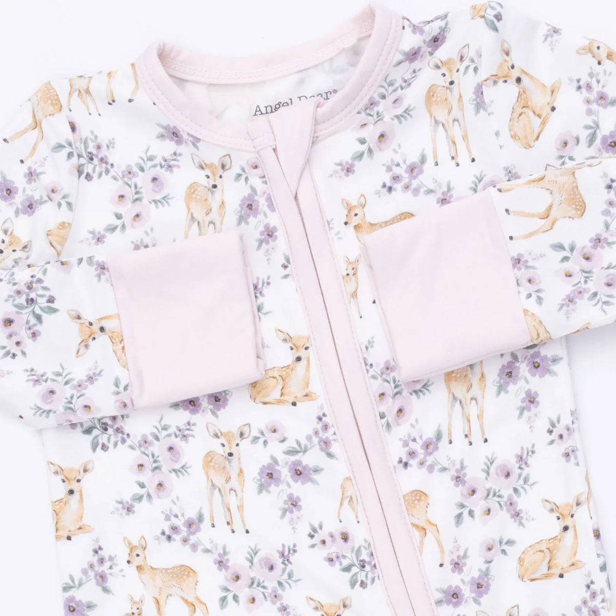 Angel Dear Floral Deer Convertible Romper - Little Miss Muffin Children & Home