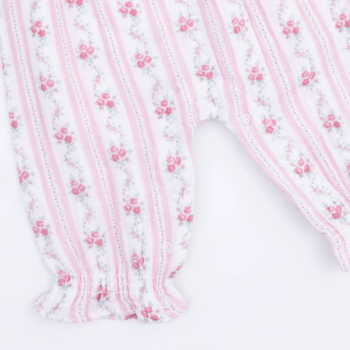 Angel Dear Winding Roses Stripe Ruffly Strap Overall - Little Miss Muffin Children & Home
