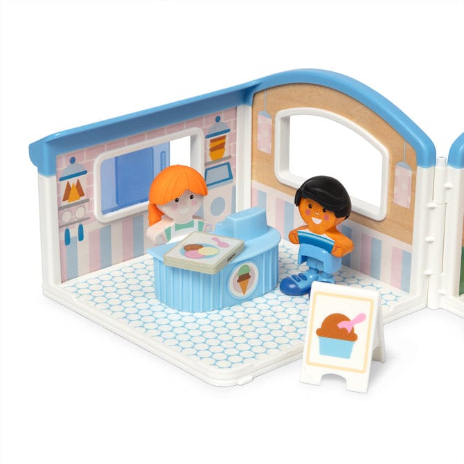 Melissa & Doug Cheery Lane Ice Cream & Pizza Play Set - Little Miss Muffin Children & Home