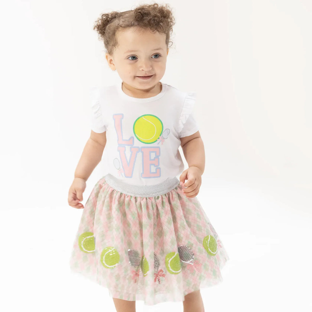 Angel Dear Pretty Tennis Tutu Skirt with Bike Shorts - Little Miss Muffin Children & Home