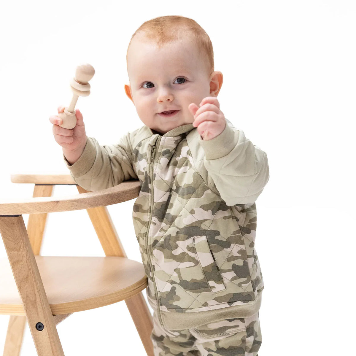 Angel Dear Camo Bomber Jacket - Little Miss Muffin Children & Home