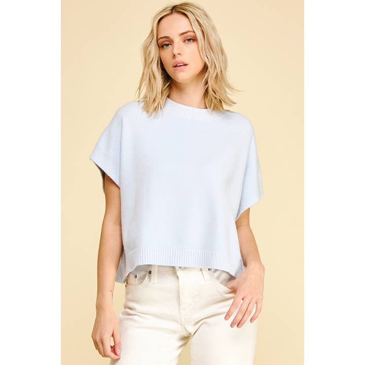 Pinch Dropped Shoulder Sweater Top - Little Miss Muffin Children & Home