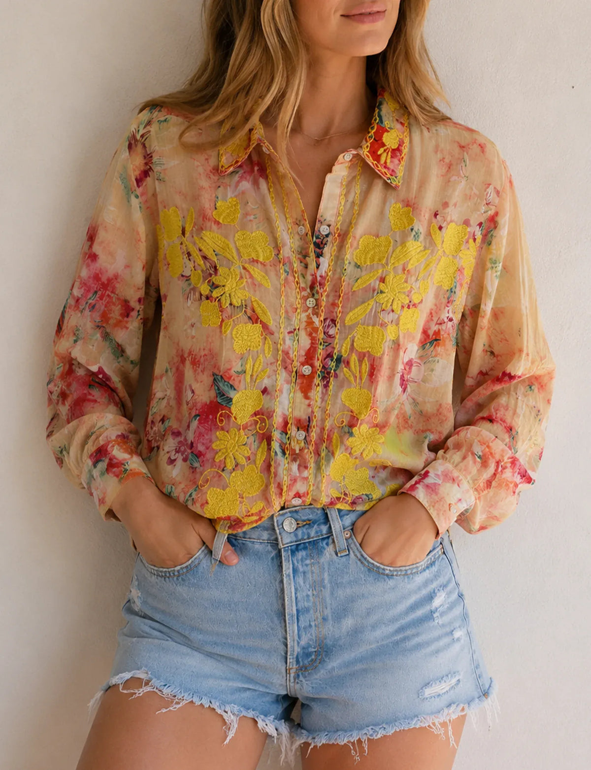 The Nu Vintage Seraphina Bloom Blouse - Little Miss Muffin Children & Home