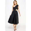 Strut & Bolt Strut & Bolt Knotted Flower Bow Midi Dress in Black - Little Miss Muffin Children & Home