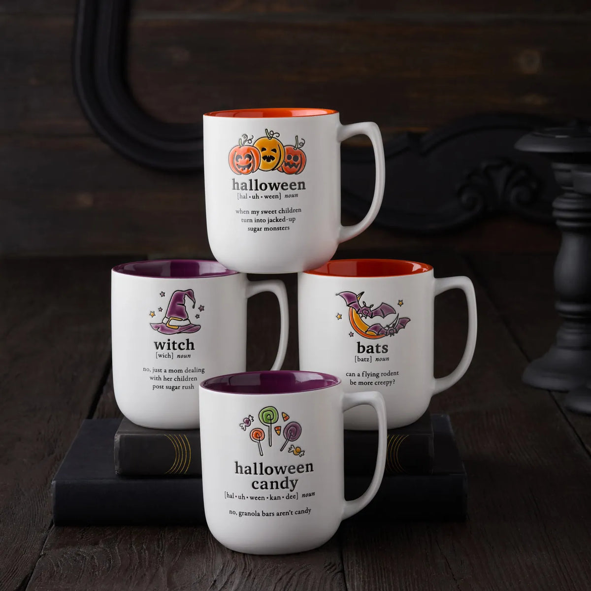 Certified International Halloween Words 18oz Mug, 4 Available Styles - Little Miss Muffin Children & Home