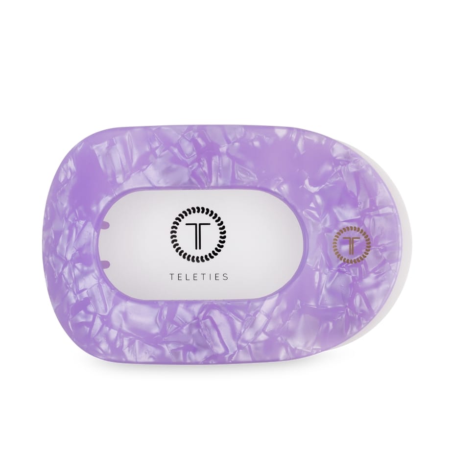 Teleties Lavender Mist Flat Round Hair Clip - Little Miss Muffin Children & Home