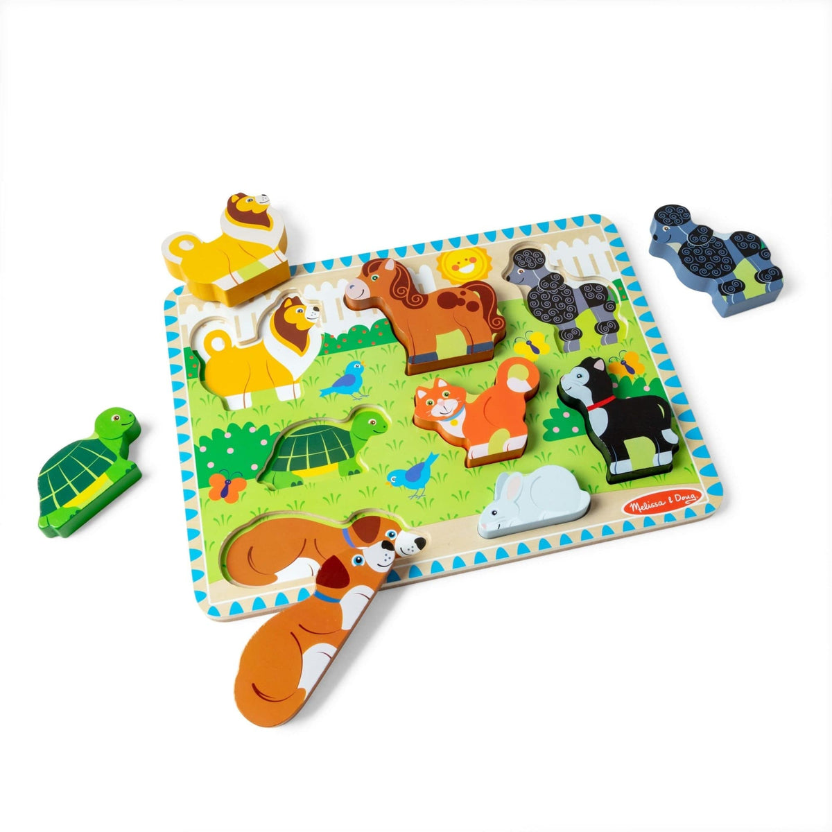 Melissa & Doug Melissa & Doug Pets Chunky Puzzle - Little Miss Muffin Children & Home