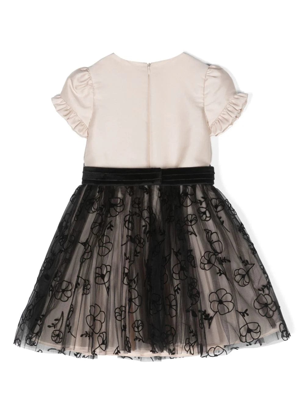 Abel & Lula Abel & Lula Flocked Tulle Dress - Little Miss Muffin Children & Home