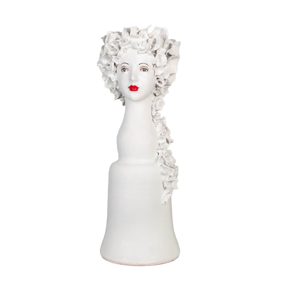 Abigail's Home Decor Tall Ceramic Head Vase, Flowers - Little Miss Muffin Children & Home