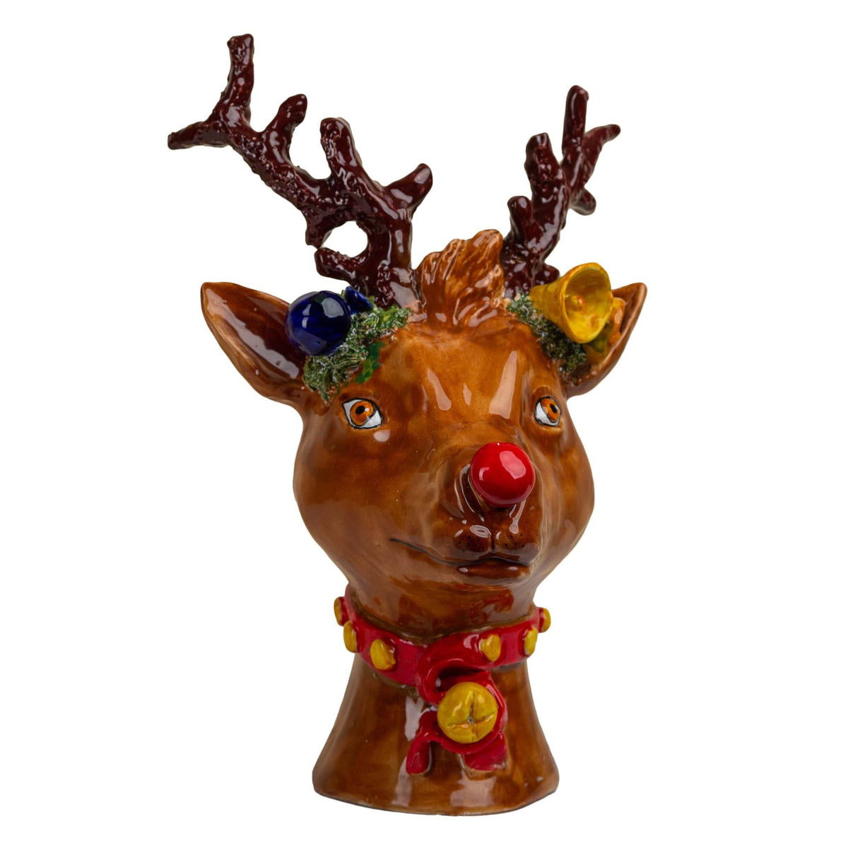 Abigail's Home Decor Abigail's Hanz Handmade Ceramic Reindeer Head Vase, 18" - Little Miss Muffin Children & Home