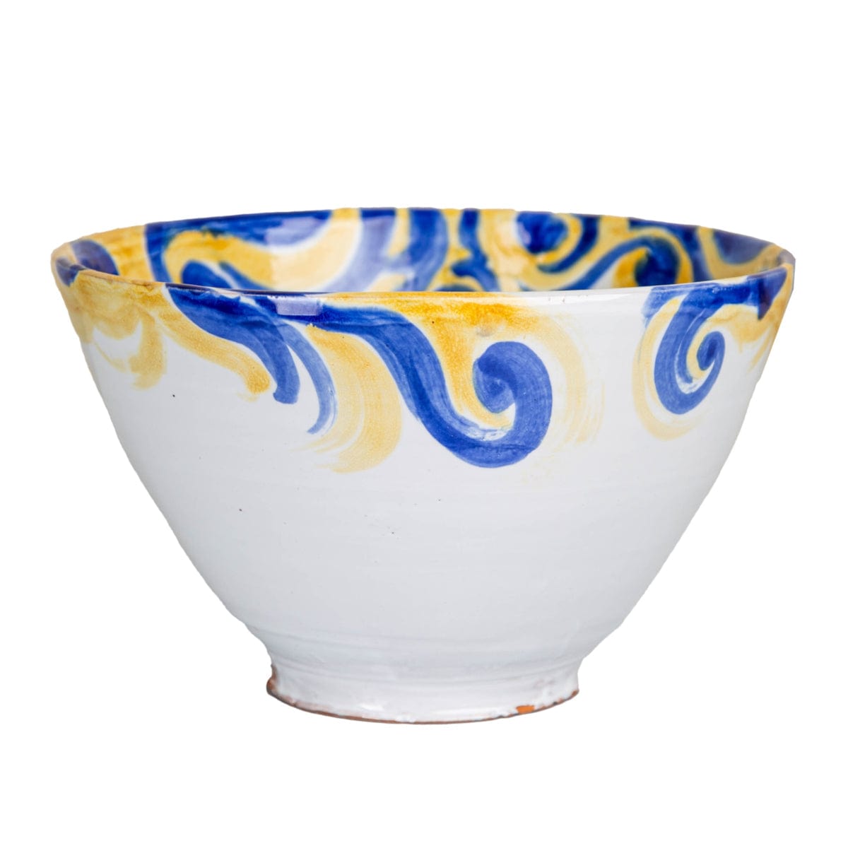 Abigail's Home Decor Abigails Portrait Bowl, Large Blue/Yellow - Little Miss Muffin Children & Home