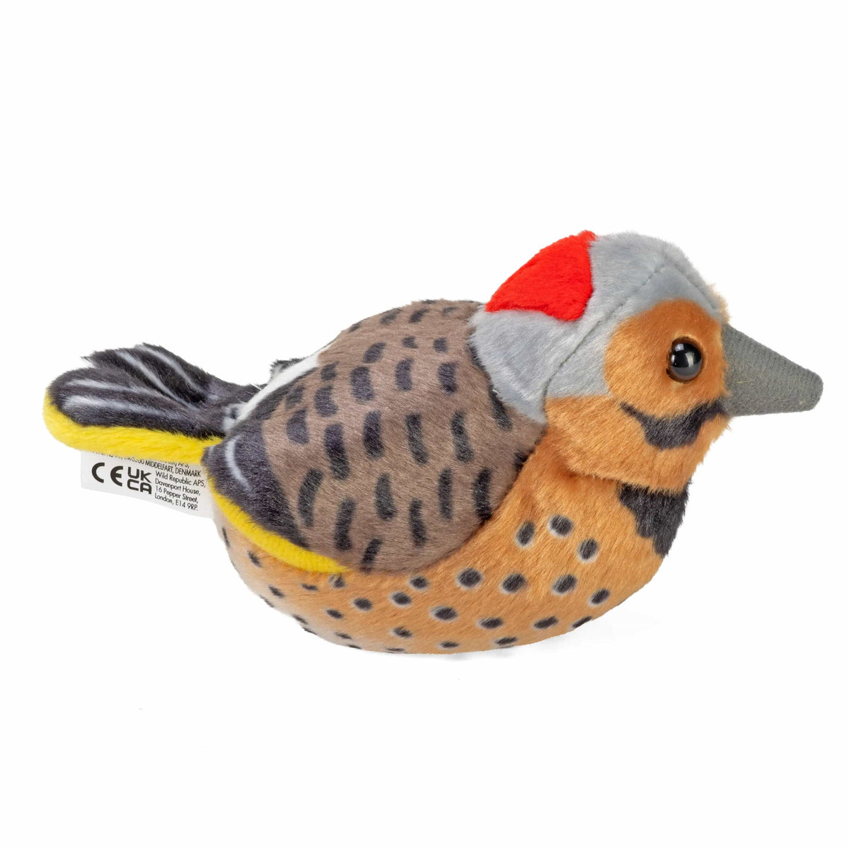 Wild Republic Audubon Northern Flicker Plush Bird with Sound, 5.5", view 5
