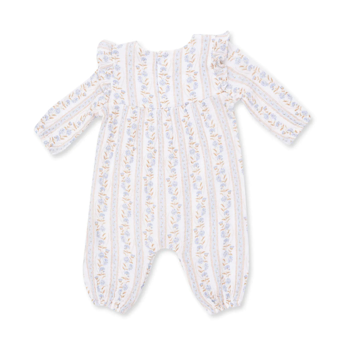 Angel Dear Catarina Floral Ruffle Sleeve Romper - Little Miss Muffin Children & Home