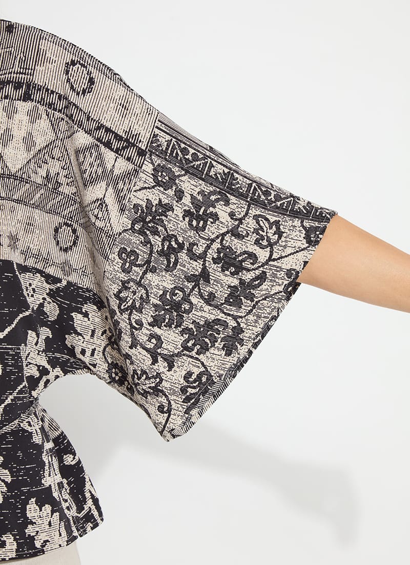 Lysse Ipanema Printed Dolman Sleeve Top in Casa Da Musica - Little Miss Muffin Children & Home