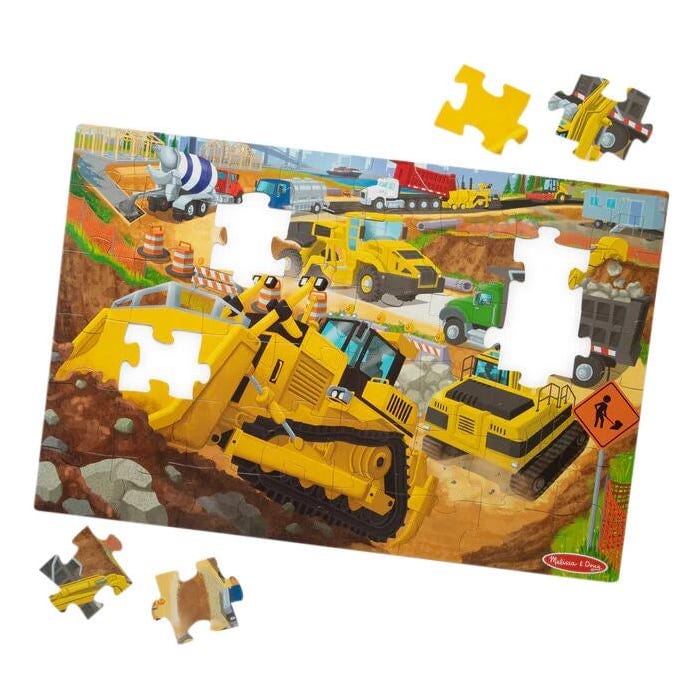 Melissa & Doug Building Site 48pc Floor Puzzle - Little Miss Muffin Children & Home