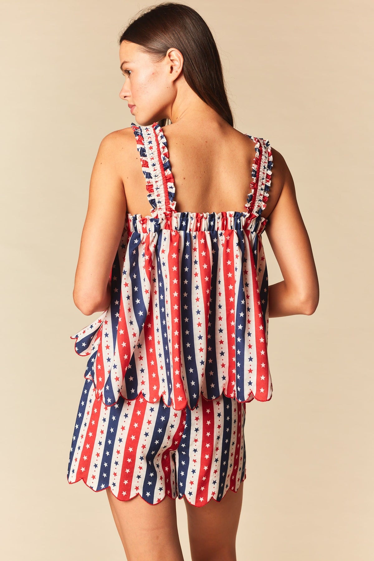 Rareraw Clothing Stars & Stripes Print Lounge Short Set - Little Miss Muffin Children & Home