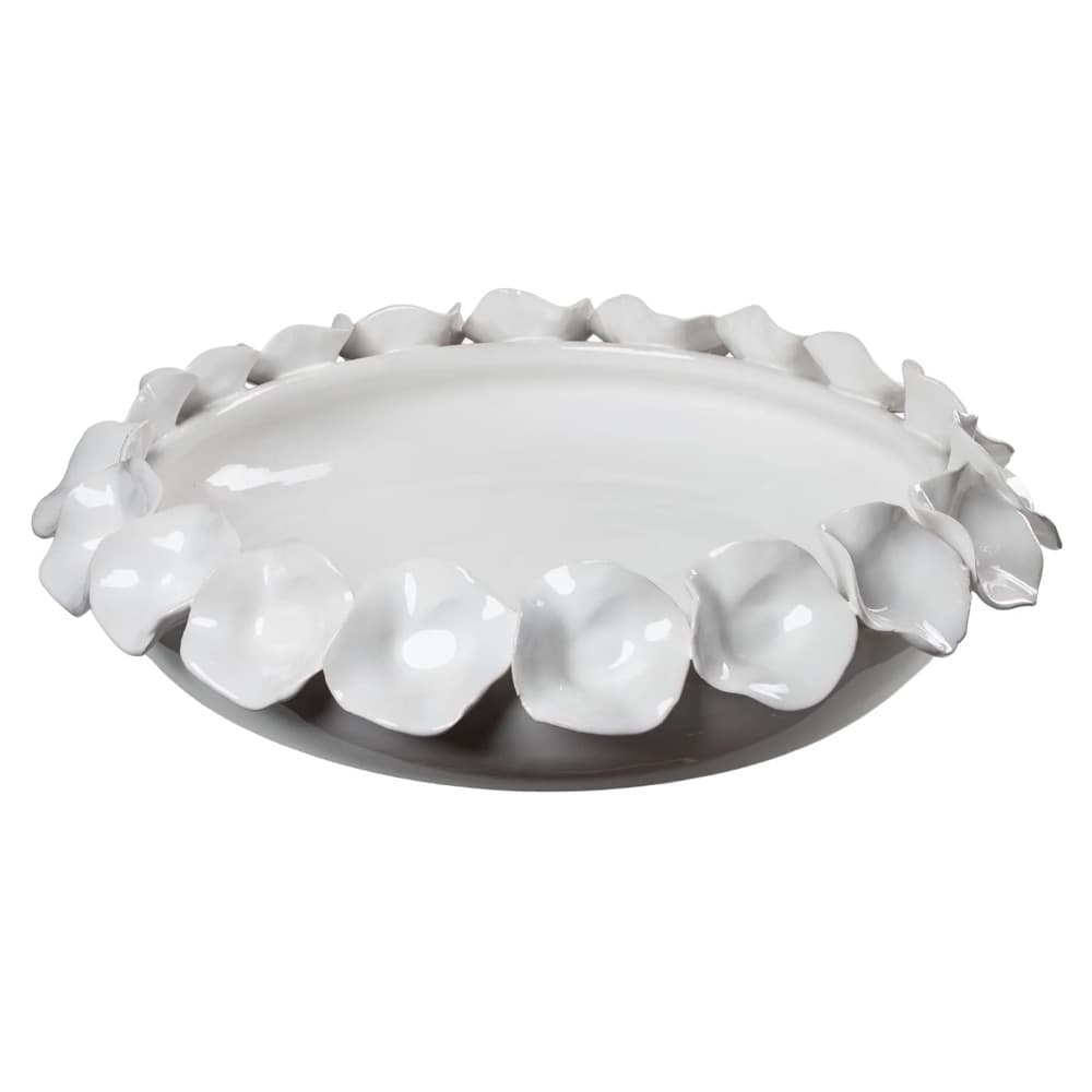 Abigail's Home Decor Nasturtium White Bowl with Petals - Little Miss Muffin Children & Home