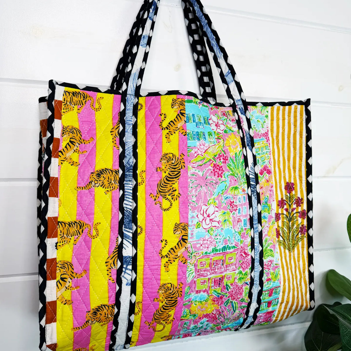 Folklore Couture Signature Patchwork Quilted Tote Bag - Little Miss Muffin Children & Home