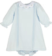Casero & Associates Blue Warm Winter Home Dress - Little Miss Muffin Children & Home