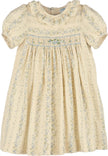 Casero & Associates Blue Autumn Tapestry Dress - Little Miss Muffin Children & Home