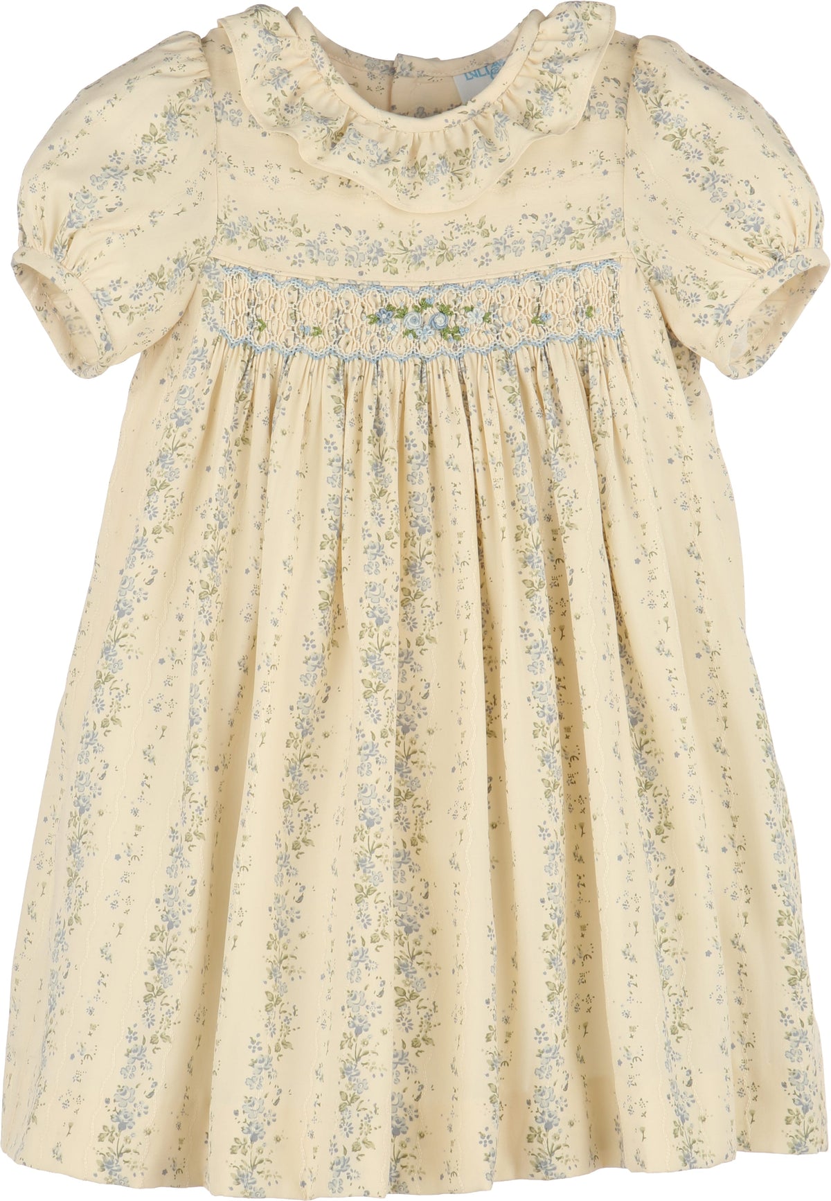 Casero & Associates Blue Autumn Tapestry Dress - Little Miss Muffin Children & Home