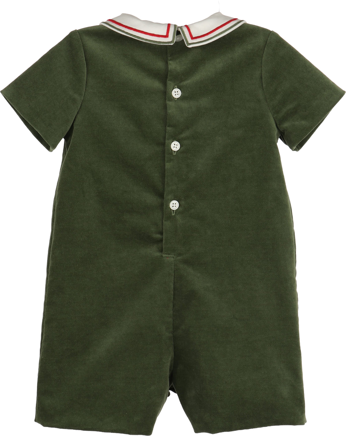 Casero & Associates Green Mistletoe Velvet Boy Bubble - Little Miss Muffin Children & Home