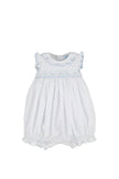 Casero & Associates Plumeti Smock Bubble, Blue - Little Miss Muffin Children & Home