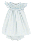 Casero & Associates Miniflowers Feston Bishop, Blue - Little Miss Muffin Children & Home