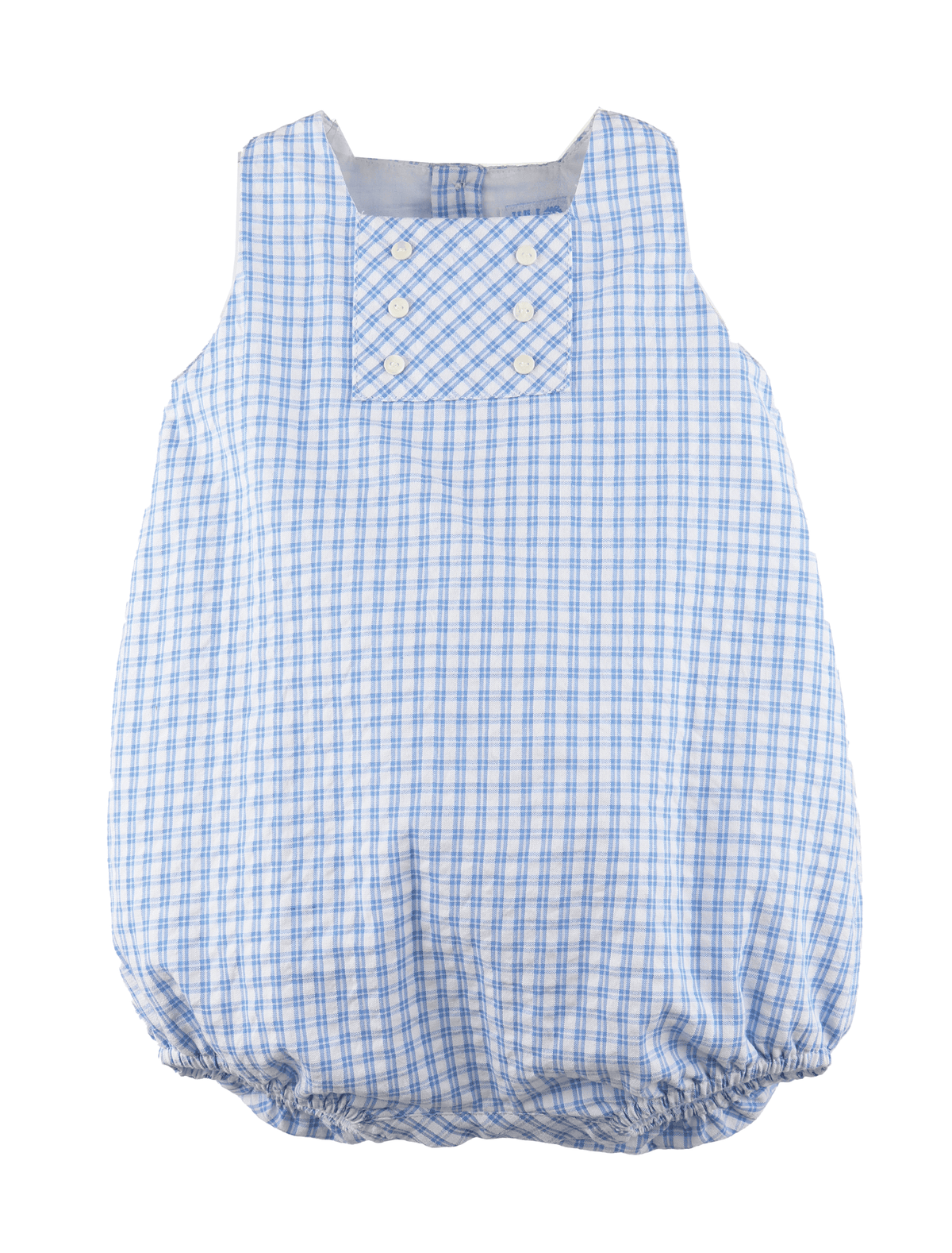 Blue Vichy Boy Bubble