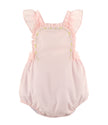 Casero & Associates Daisy Chain Ruffle Sunsuit, Pink - Little Miss Muffin Children & Home