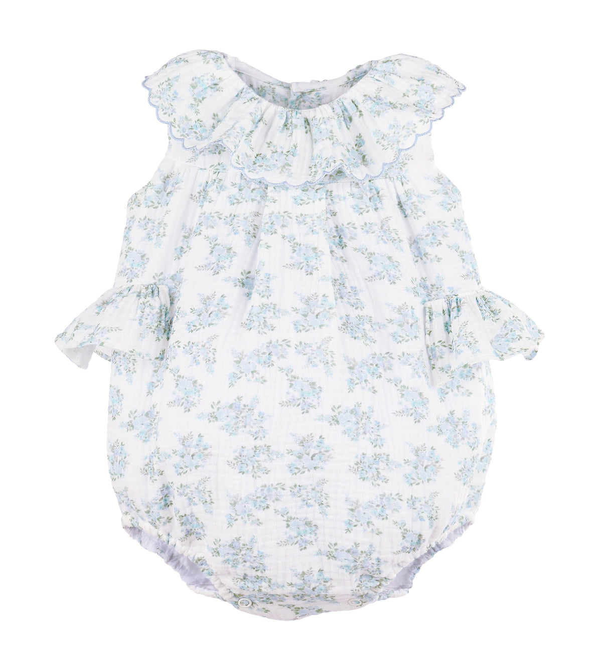 Casero & Associates Lilac Floral Bluffs Ruffle Bubble - Little Miss Muffin Children & Home