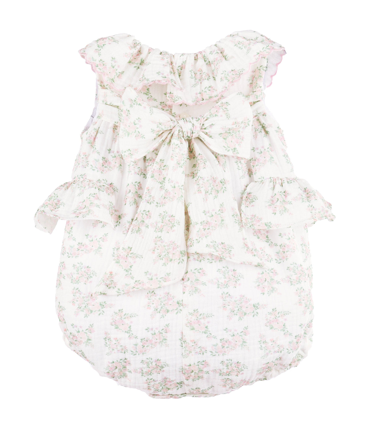 Casero & Associates Pink Floral Bluffs Ruffle Bubble - Little Miss Muffin Children & Home