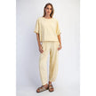 Rae Mode Mineral Washed Boxy Top & Barrel Pant Set in Lemonilla - Little Miss Muffin Children & Home