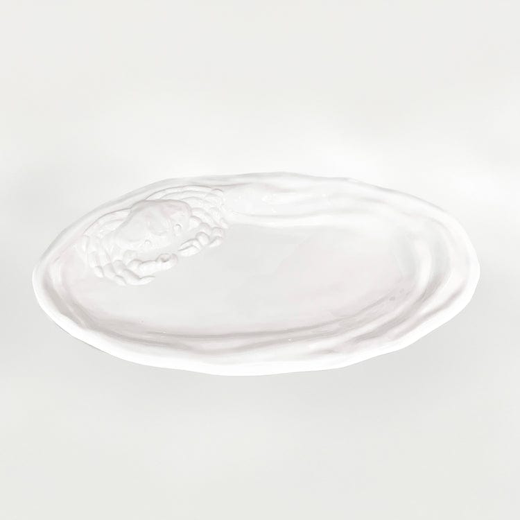 Beatriz Ball Beatriz Ball Vida Ocean Large Oval Crab Platter White - Little Miss Muffin Children & Home