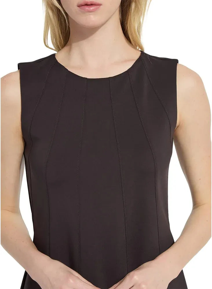 Lysse Maurelle Neoprene Seamed Dress in Double Espresso - Little Miss Muffin Children & Home