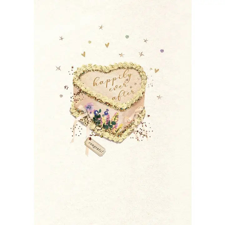 Notes & Queries Inc Hand Finished Wedding Greeting Card Heart Cakes - Little Miss Muffin Children & Home