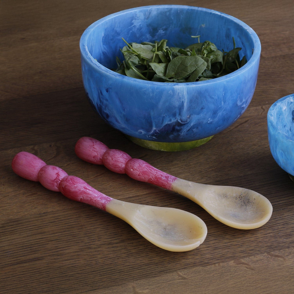Beatriz Ball Beatriz Ball Vida Resin Rio Bubble Salad Servers, Pink - Little Miss Muffin Children & Home