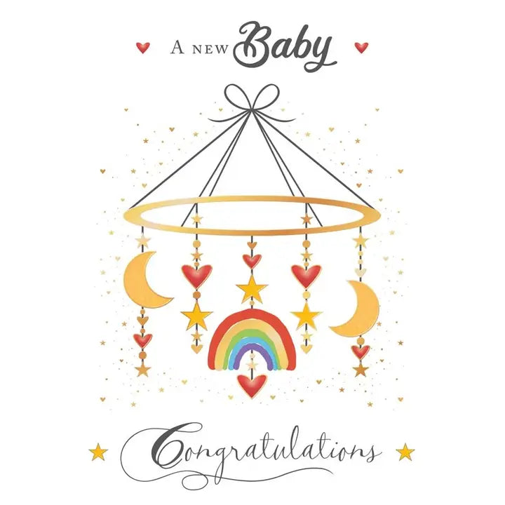 Notes & Queries Inc New Baby Greeting Card Mobile Quire - Little Miss Muffin Children & Home