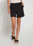 Amanda Stretch Twill Short in Black by Lysse