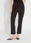 Ankle Baby Bootcut Denim in Black by Lysse