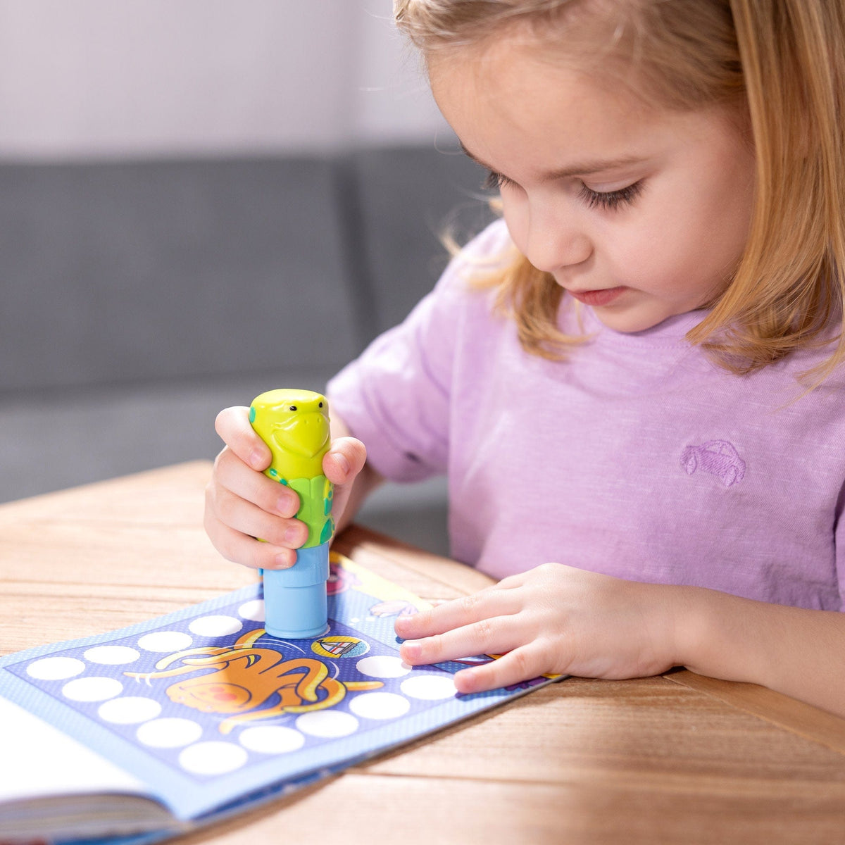 Melissa & Doug Melissa & Doug Sticker WOW!® Activity Pad & Sticker Stamper - Sea Turtle - Little Miss Muffin Children & Home